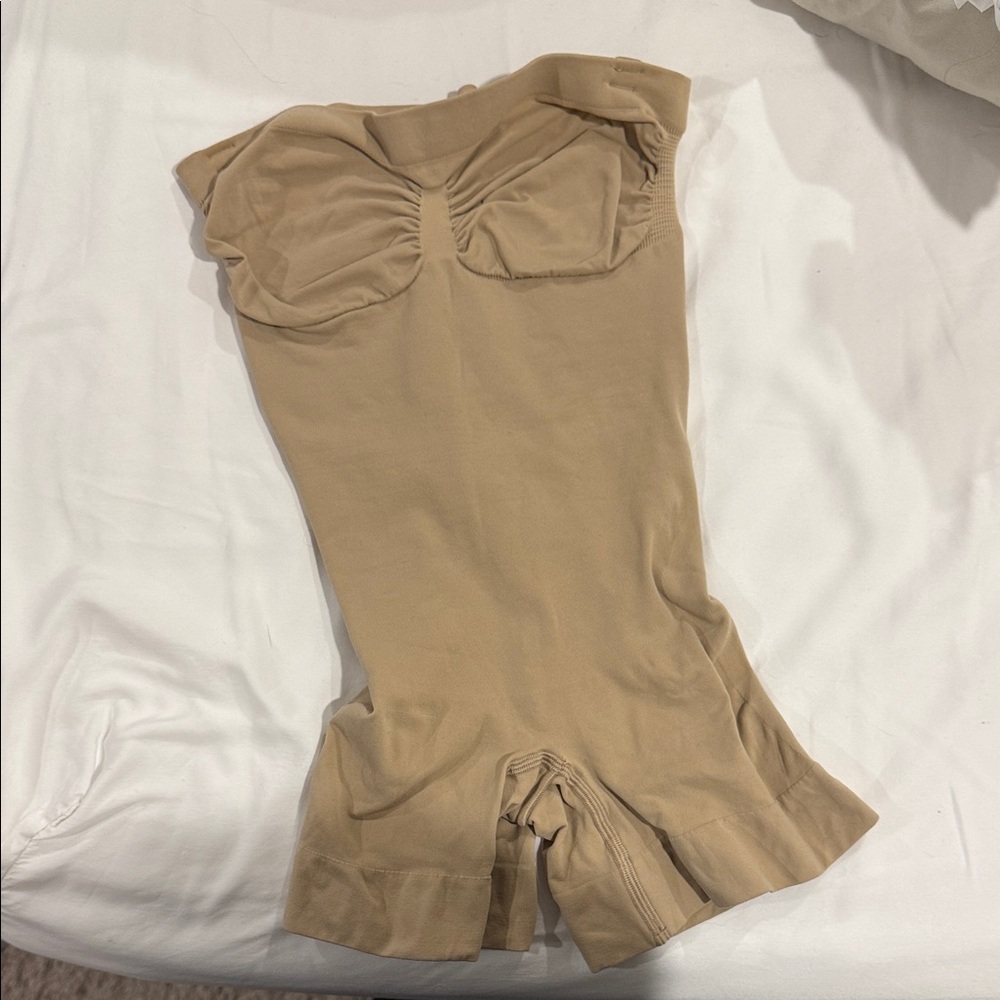 Skims Tan Shapewear Bodysuit